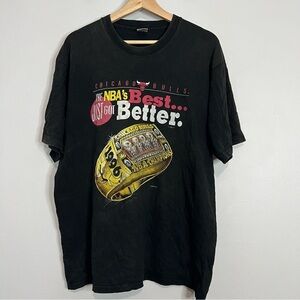 Vintage Chicago Bulls 1996 "The NBAs Best Just Got Better" Fruit of the Loom Tee